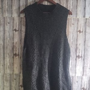 Soft cozy pullover sleeveless sweater
